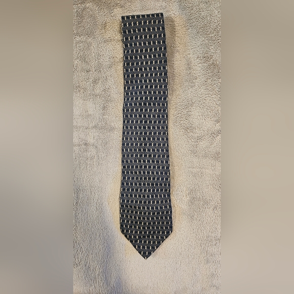 BILL ROBIN SON Adult Gray Necktie - Picture 1 of 2